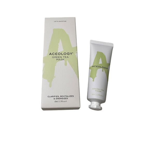 Aceology Green Tea Mask 65ml Vegan Cruelty-Free Skincare Hydrating Face Mask - Picture 7 of 7